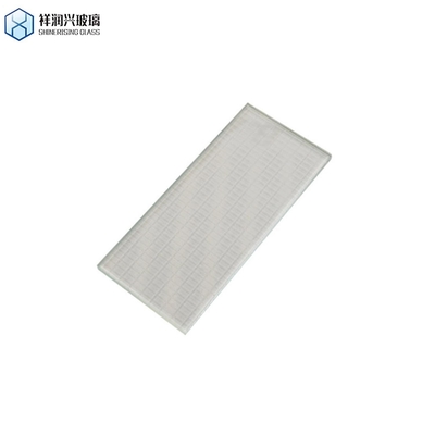 2-19 mm painel solar de ferro baixo ultra-claro vidro temperado para edifícios decorativos com fios