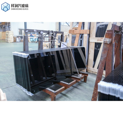 Borda polida 3-19mm Ultra-Clar Tempered Laminated Glass para design de gabinete de chuveiro