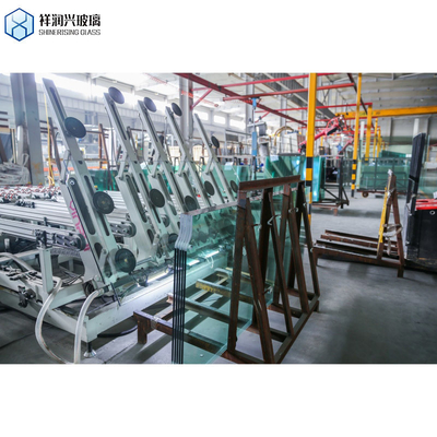 Borda polida 3-19mm Ultra-Clar Tempered Laminated Glass para design de gabinete de chuveiro