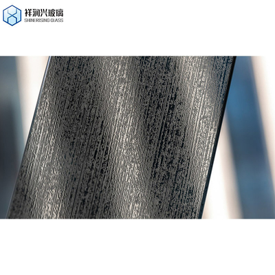 Vidro refletor de cor sólida para estruturas de vidro preto de janelas/portas de edifícios