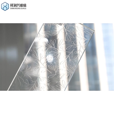 0.76mm PVB Solid Tempered Patterned Laminated Glass para Edifício de Vidro de Tamanho Demandado