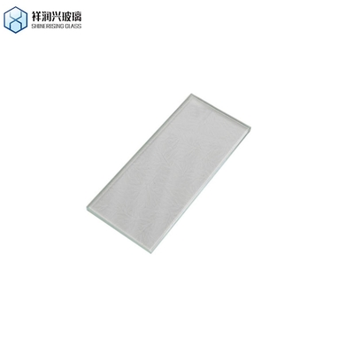 0.76mm PVB Solid Tempered Patterned Laminated Glass para Edifício de Vidro de Tamanho Demandado