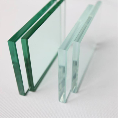 Pedido personalizado Vidro temperado de 10 mm 12 mm para construção laminado/pintado/acidamente gravado