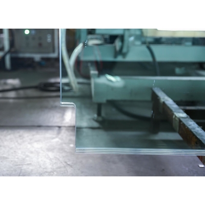 Vidro laminado com padrão de vidro polido de borda de ferro baixo para segurança de construção