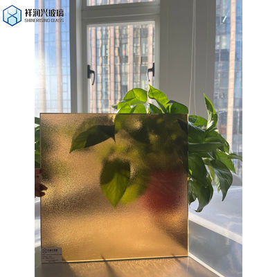 Padrão de vidro de divisória de cana estreita de bronze tintado/texturizado/figurado/rolado