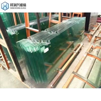 Vidro laminado laminado cristalino sólido temperado