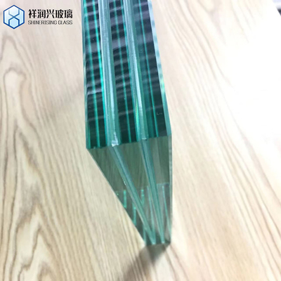 Vidro laminado laminado cristalino sólido temperado