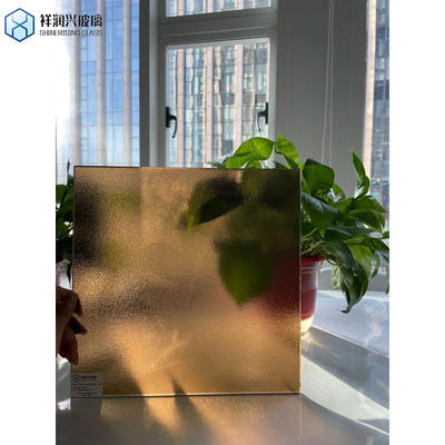Vidro flutuante de cor sólida de bronze e vidro com padrão de bronze Excelente escolha para móveis