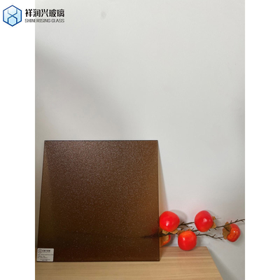 Vidro flutuante de cor sólida de bronze e vidro com padrão de bronze Excelente escolha para móveis
