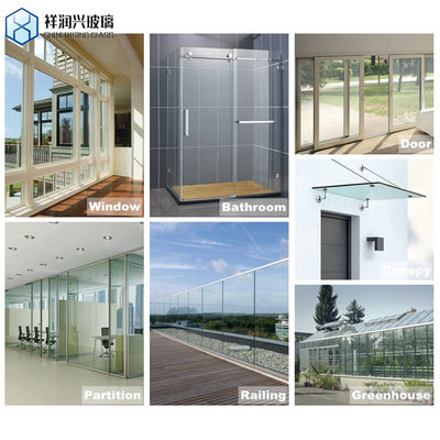 Salas de chuveiro personalizáveis com certificação ISO Porta deslizante de vidro temperado