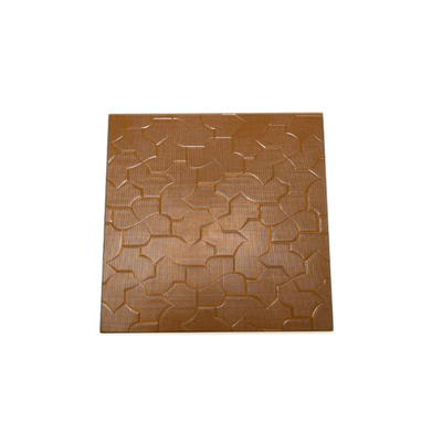 Vidro de padrão Karatachi de bronze de 4 mm e 5 mm com estrutura sólida em inventário pronto