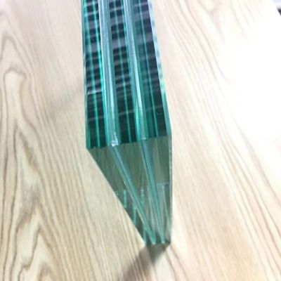 Vidro temperado a flutuar transparente de 10 mm para construção atende à norma GB15763.2-2005