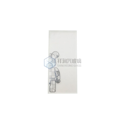 Vidro temperado plano transparente decorativo personalizado para sala de estar