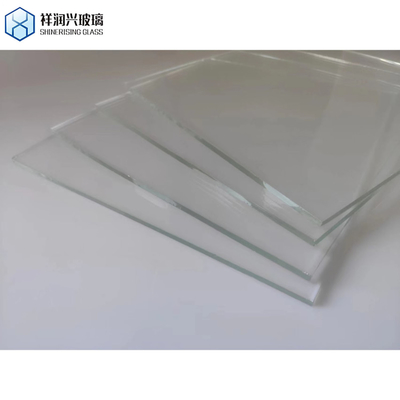 Painel de vidro temperado ultrafino e transparente com padrão plano 4 mm 3 mm 2 mm 1,5 mm 1 mm espessura