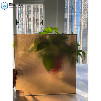 Estrutura sólida Arte colorida grande personalizada Chapas de vidro endurecidas para transparência de janela