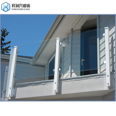 6mm 8mm 10mm espessura inquebrável resistente flutuante painel de vidro temperado para edifício de elevação
