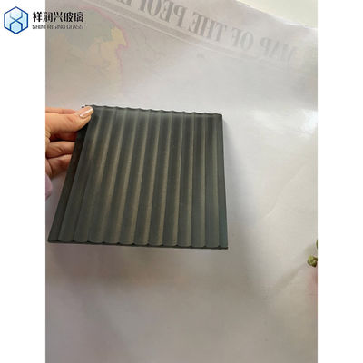 Construção de folha de vidro colorido de padrão decorativo de 3 mm personalizado para artes murais