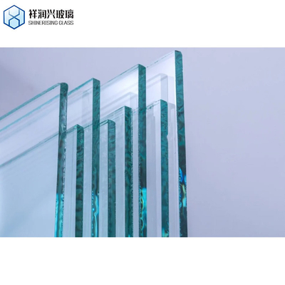 III Painel de vidro laminado em fragmentos 6 mm 10 mm 12 mm Construção de edifícios temperados transparentes