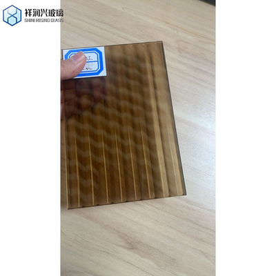 5mm 8mm 10mm vidro reforçado de nervuras personalizado para suas especificações de arquitetura