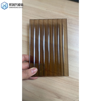 5mm 8mm 10mm vidro reforçado de nervuras personalizado para suas especificações de arquitetura