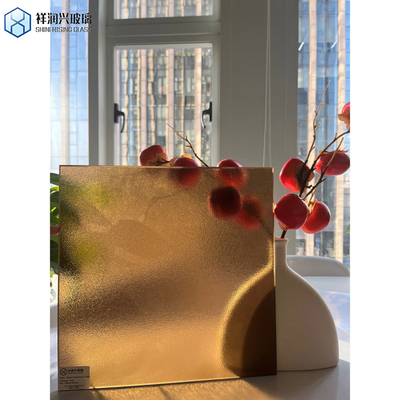 3mm 4mm 5mm 6mm Nashiji transparente com padrão de vidro em relevo CP-TP para parede da cozinha