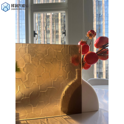 Vidro transparente com padrão/vidro laminado/vidro figurado Pedido personalizado de decoração