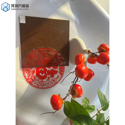 Vidro transparente com padrão/vidro laminado/vidro figurado Pedido personalizado de decoração