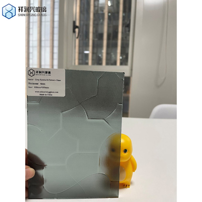 Flat Kiln Cast Tinted Tempered Glass Panel Decorative Glass in Multi Patterns Shapes (Vídeo de vidro temperado colorido)