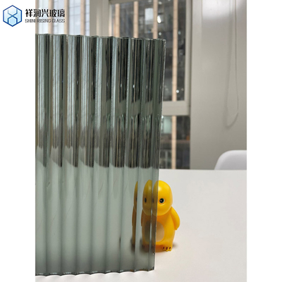 Flat Kiln Cast Tinted Tempered Glass Panel Decorative Glass in Multi Patterns Shapes (Vídeo de vidro temperado colorido)