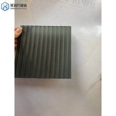 Flat Kiln Cast Tinted Tempered Glass Panel Decorative Glass in Multi Patterns Shapes (Vídeo de vidro temperado colorido)