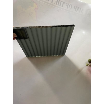 8 Dureza de Mohs Pontos de chuva Padrão Temperado Painéis de vidro de cana tintada 4mm 5mm 6mm 10mm