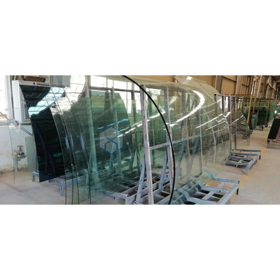 Vidro flutuante bronze azul cinza verde tintado cortado em tamanho 3 mm-12 mm com técnica laminada