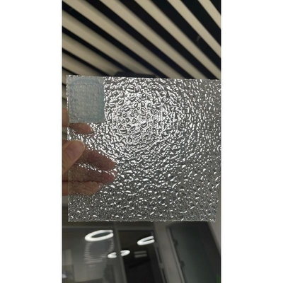 Experiente vidro figurado vidro com padrões claros para móveis solicitação personalizada