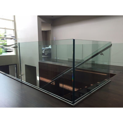 Vidro temperado transparente de 10 mm com borda polida plana