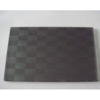 Vidro temperado transparente de 10 mm com borda polida plana