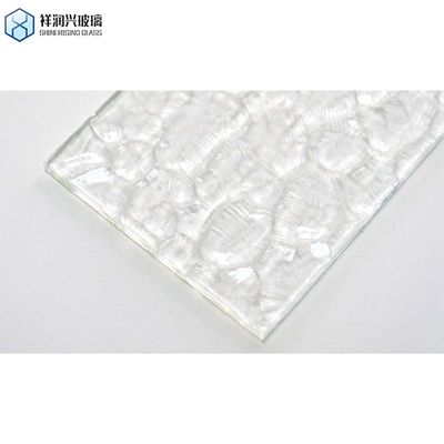 Vidro de estrutura sólida para design de interiores em padrão de construção laminado