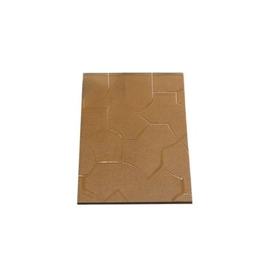 Vidro de estrutura sólida para design de interiores em padrão de construção laminado