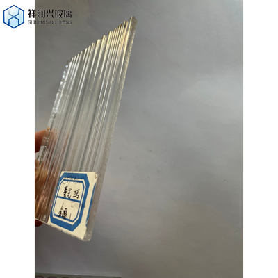 Flutelite-S Vidro laminado de baixo ferro para processamento arquitetônico Dureza de Mohs 7 opção