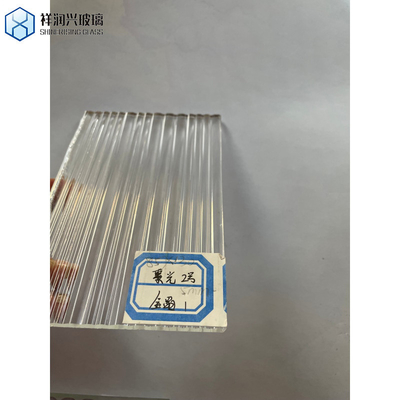 Vidro branco de 5 mm Aqualite Grain Net Traingless Quadrados irregulares Hishicross