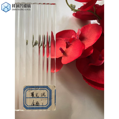 Vidro branco de 5 mm Aqualite Grain Net Traingless Quadrados irregulares Hishicross