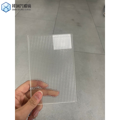 4mm Moru Flora Millenium Wave Diamante Chuva Cubo de Água de Ferro Baixo Vidro padronizado para decoração