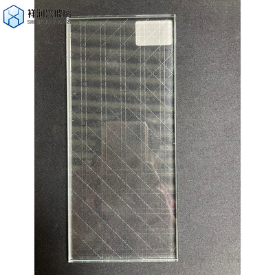 Flat Polido 5mm Aqualite Padronizado Vidro Grão Rede Traingless Quadrados Irregulares Hishicross