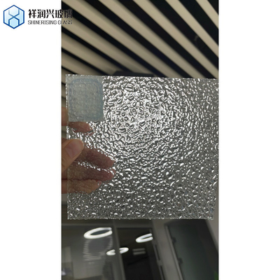Vidro de vidro único com fio/decorativo/de banheiro de 4-10 mm, de vidro ultra-claro, com nervuras e painéis de vidro flutuado