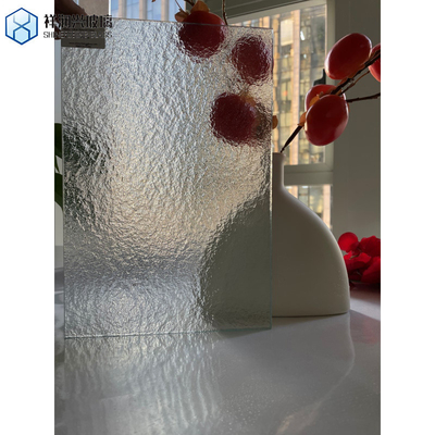 Vidro de vidro único com fio/decorativo/de banheiro de 4-10 mm, de vidro ultra-claro, com nervuras e painéis de vidro flutuado