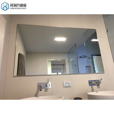1.8mm 2mm 2.5mm 3mm Tamanho de corte ou tamanho regular Vidro de espelho de alumínio para design de interiores