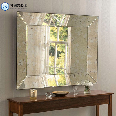 Técnica Laminado sob encomenda personalizada Espelhos de vidro de vidro para decoração de parede