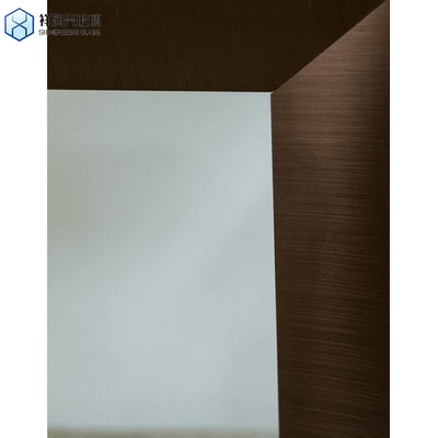 Qingdao Vidro flutuante limpo e transparente Cosmético Reutilizável Vidro transparente de alumínio espelho