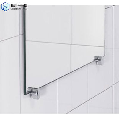 Espelho durável de uso doméstico azul, revestido com alumínio, de 1,8 mm, 2 mm e 3 mm, vidro de folha de espelho