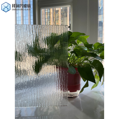 Produto principal Vidro laminado de ferro baixo Vidro laminado com textura de pirâmide de malha