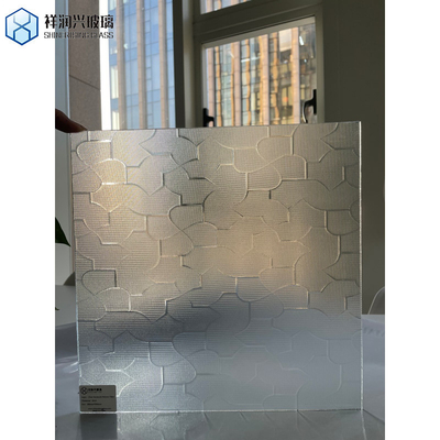 3mm 4mm 5mm 6mm Padrão de vidro claro Figura de vidro laminado Cor Tipo de vidro Sólido Cor Claro